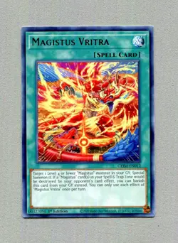 Yugioh! Magistus Vritra GEIM-EN012 Rare 1st Edition Near Mint English - Image 1