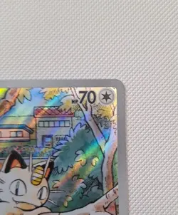 Pokemon TCG Meowth 106/094 Phantasmal Flames Holo Illustration Rare NM/M - Image 3