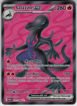 Salazzle ex Me03: Perfect Order 101/088 Ultra Rare Holo NM Pokemon - Image 1