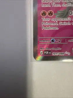 Pokemon TCG Salazzle Ex 101/088 Ultra Rare Perfect Order Near Mint - Image 2