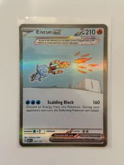 Pokemon TCG - Eiscue ex 222/197 SV03: Obsidian Flames Holo - Image 1