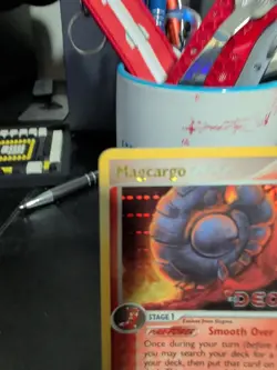 Pokemon Magcargo 20/107 Deoxys Reverse Holo Stamped Rare 80 HP - Image 2
