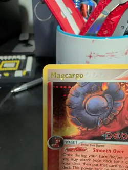 Pokemon Magcargo 20/107 Deoxys Reverse Holo Stamped Rare 80 HP - Image 3