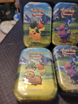 Pokemon Ascended Hero Mini Tins Sealed With Open Display - 10 Tins - 2 Art Sets - Image 3