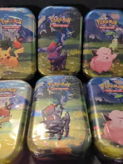 Pokemon Ascended Hero Mini Tins Sealed With Open Display - 10 Tins - 2 Art Sets - Image 4