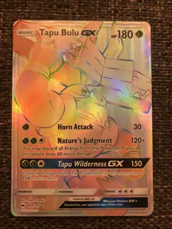 Pokemon - Tapu Bulu GX - 149/147 - SM Burning Shadows - Secret Rare Full Art - Image 1
