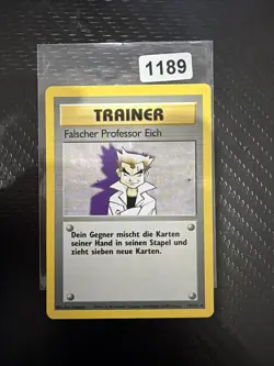 Pokemon Karte Falscher Professor Eich 73/102 Deutsch Base Set - Image 1