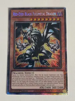 Yugioh Red-Eyes Black Fullmetal Dragon 1st Edition Starlight Rare NM Free Holo A - Image 1