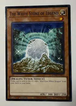 1x The White Stone of Legend 1st Edition Common SDWD-EN011 Yu-Gi-Oh! - Image 1