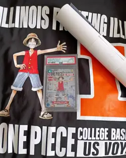 PSA 10 LUFFY P-055 ONE PIECE COLLEGE CARD TEE & POSTER VOYAGE PROMO CAR ENGLISH - Image 4