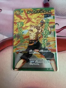 One Piece Anime Miracle Battle Carddass card Super Omega Ω Rare 32 - Ace - Image 1