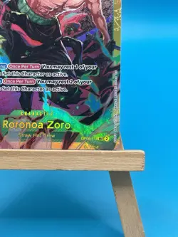 One Piece Roronoa Zoro OP06-118 Secret Rare Wings of the Captain English - Image 4