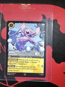 Disney Lorcana Winterspell Angel Experiment 624 191/204 Legendary Non-Foil - Image 1