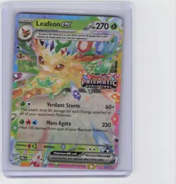 Leafeon ex - (Prismatic Evolutions Stamp) Promo Miscellaneous Cards & Products 0 - Image 1