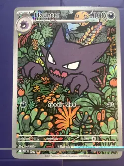 Pokemon TCG: Mega Evolution: Haunter (027) Black Star Promo Card (NM) - Image 1