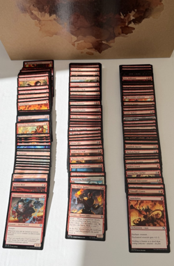 MTG: 250 Red Cards Lot MTG Mono Red Foils Legendary Commons & Uncommons - Image 4