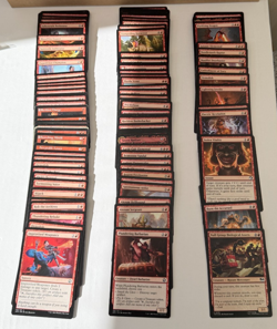 MTG: 250 Red Cards Lot MTG Mono Red Foils Legendary Commons & Uncommons - Image 5