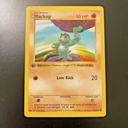 Machop 52/102 1st Edition Shadowless Base Set Regular NM - Pokemon Card - Image 1
