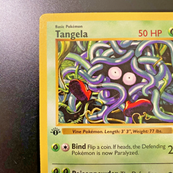 Tangela 66/102 1st Edition Shadowless Base Set Regular NM - Pokemon Card - Image 2