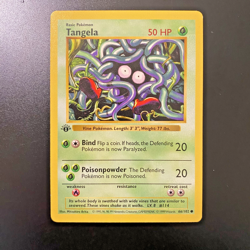 Tangela 66/102 1st Edition Shadowless Base Set Regular NM - Pokemon Card - Image 1
