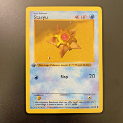 Staryu 65/102 1st Edition Shadowless Base Set Regular NM - Pokemon Card - Image 1