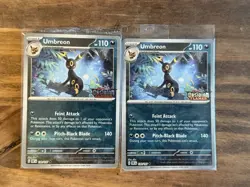 Lot Of 4 SV Alt Art Full Art Pokemon Cards Umbreon Stamped Tyranitar 222/193 - Image 2