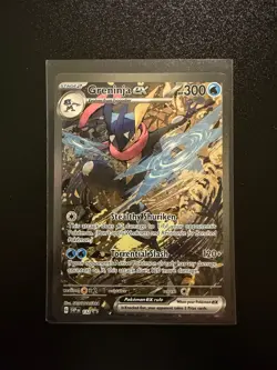 Greninja EX #132 Scarlet & Violet Promo Card Holo - NM (NOT PSA 10 WORTHY) - Image 1