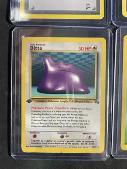 Nintendo/Wizards Pokemon TCG 12-Card 1st Ed Lot - Abra Ditto Dark Weezing - Image 2