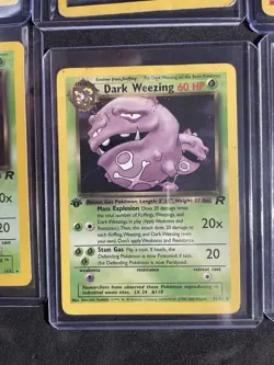 Nintendo/Wizards Pokemon TCG 12-Card 1st Ed Lot - Abra Ditto Dark Weezing - Image 4