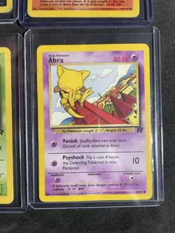 Nintendo/Wizards Pokemon TCG 12-Card 1st Ed Lot - Abra Ditto Dark Weezing - Image 5