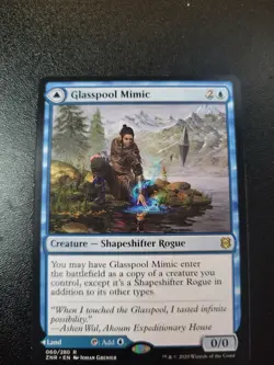 Glasspool Mimic Zendikar Rising Regular Card Mtg Magic NM - Image 1