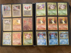 Pokemon Card Binder Full Of Vintage Cards Holos - Image 1