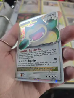 Snorlax LV.X 111/111 Rising Rivals 2009 Holo Rare Pokemon Card TCG NEAR MINT - Image 3