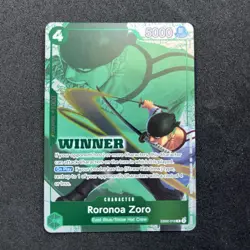 Roronoa Zoro (Winner Pack 2025 Vol. 3) EB02-019 One Piece Promotion Cards Foil - Image 2