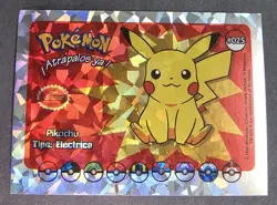 PIKACHU X RAICHU EVOLUTION LOT - WHOS THAT POKEMON VINTAGE 1997 HOLO CARD - Image 2