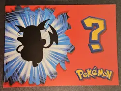 PIKACHU X RAICHU EVOLUTION LOT - WHOS THAT POKEMON VINTAGE 1997 HOLO CARD - Image 5