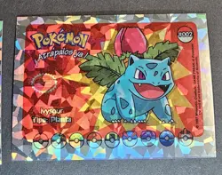 BULBASAUR X IVYSAUR X VENUSAUR LOT - WHOS THAT POKEMON VINTAGE 1997 HOLO CARD - Image 2