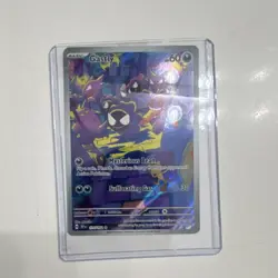 Pokemon Gastly 177/162 SV05: Temporal Forces Illustration Rare Holo Card English - Image 1