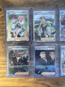 Lot Of 8 SWSH/SV Full Art Alt Art Pokemon Card Trainers - Image 3