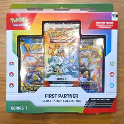Pokemon TCG First Partner Illustration Collection Series 1 Promo Booster Box - Image 1