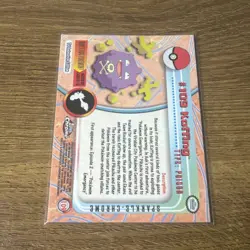 2000 TOPPS CHROME POKEMON T.V. SPARKLE #109 KOFFING RARE! - Image 2