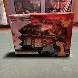 Pokemon TCG Celebrations Lance’s Charizard V Collection Box Factory Sealed - Image 1