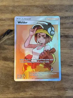 Pokemon TCG Welder Full Art 214/214 Sm-Unbroken Bonds Ultra Rare Holo - Image 1