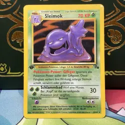 Muk German 1st Ed. Pokemon Fossil #28 1999 - Image 1