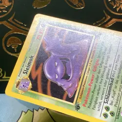 Muk German 1st Ed. Pokemon Fossil #28 1999 - Image 3