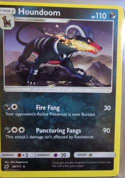 Houndoom # 59/111 Crimson Invasion Pokemon Trading Cards TCG Rares NM/MINT - Image 1