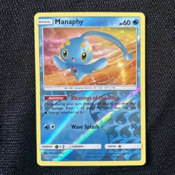 Pokemon Manaphy 25/73 Shining Legends Rare Reverse Holo - Image 1