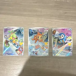 Pokemon TCG Nintendo Holo Lot - Turtwig, Chimchar, Piplup - 3 Cards English - Image 1