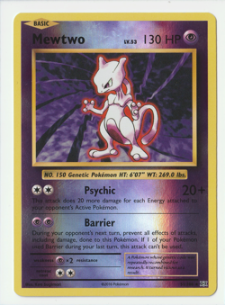 Mewtwo 51/108 - XY Evolutions - Reverse Holo - Pokemon TCG - NM - Image 1