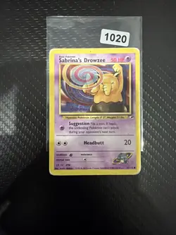 SABRINA'S DROWZEE 92/132 GYM HEROES ENG CARTA POKEMON PL - Image 1